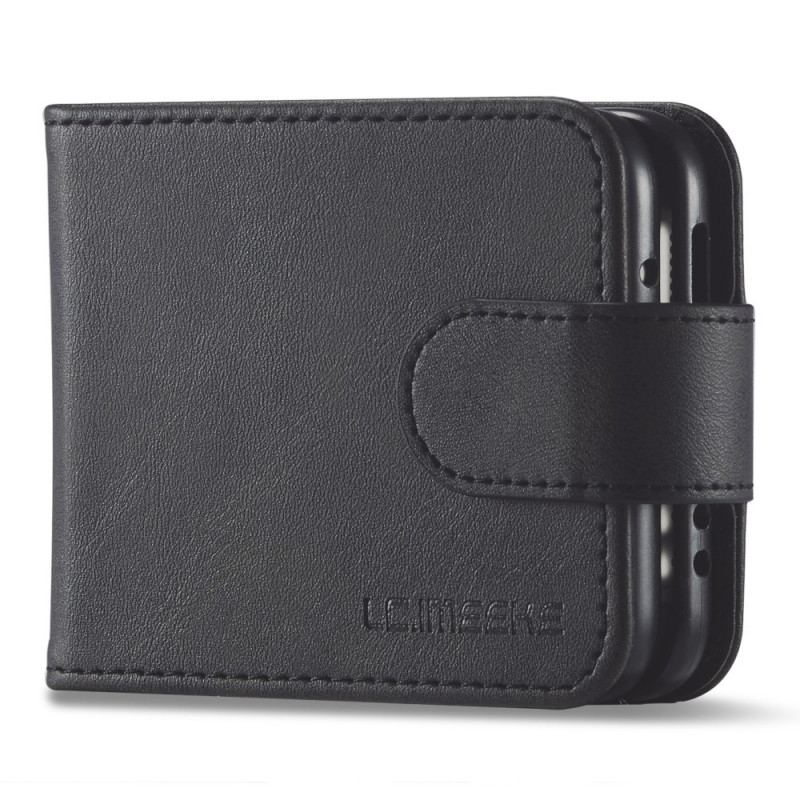 Étui Samsung Galaxy Z Flip 3 5G Porte-Cartes et Fermoir LC.IMEEKE
