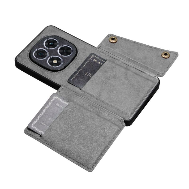 Coque Xiaomi Redmi Note 15 Pro Plus 5G / Poco M8 Pro 5G avec Porte-Cartes et Support