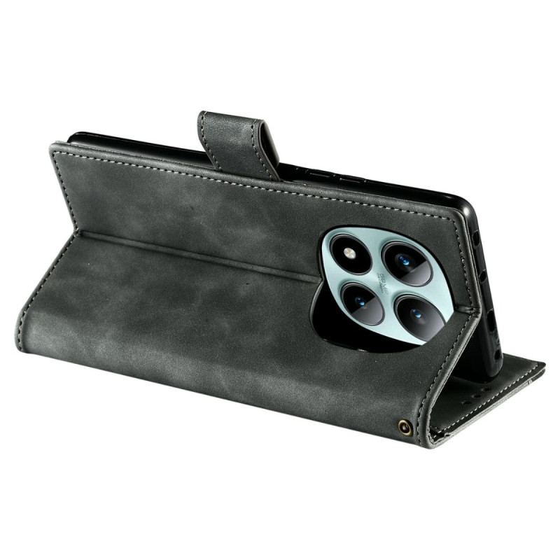 Housse Xiaomi Redmi Note 15 Pro Plus 5G / Poco M8 Pro 5G Bicolore Rétro à Lanière