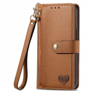 Housse Xiaomi Redmi Note 15 Pro Plus 5G / Poco M8 Pro 5G Blocage RFID Design Coeur