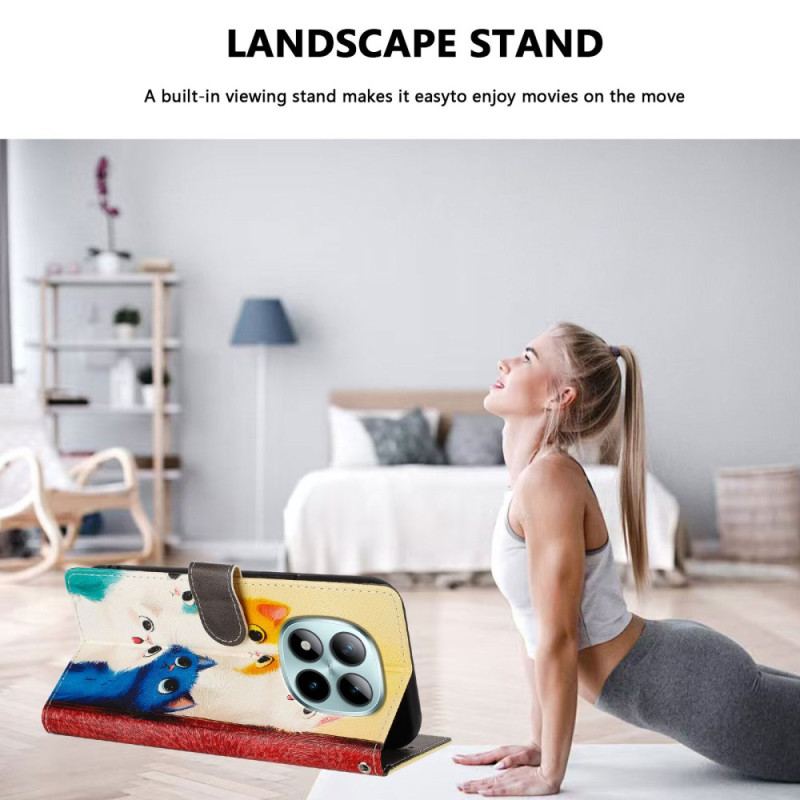 Housse Xiaomi Redmi Note 15 Pro Plus 5G / Poco M8 Pro 5G Chats Colorés