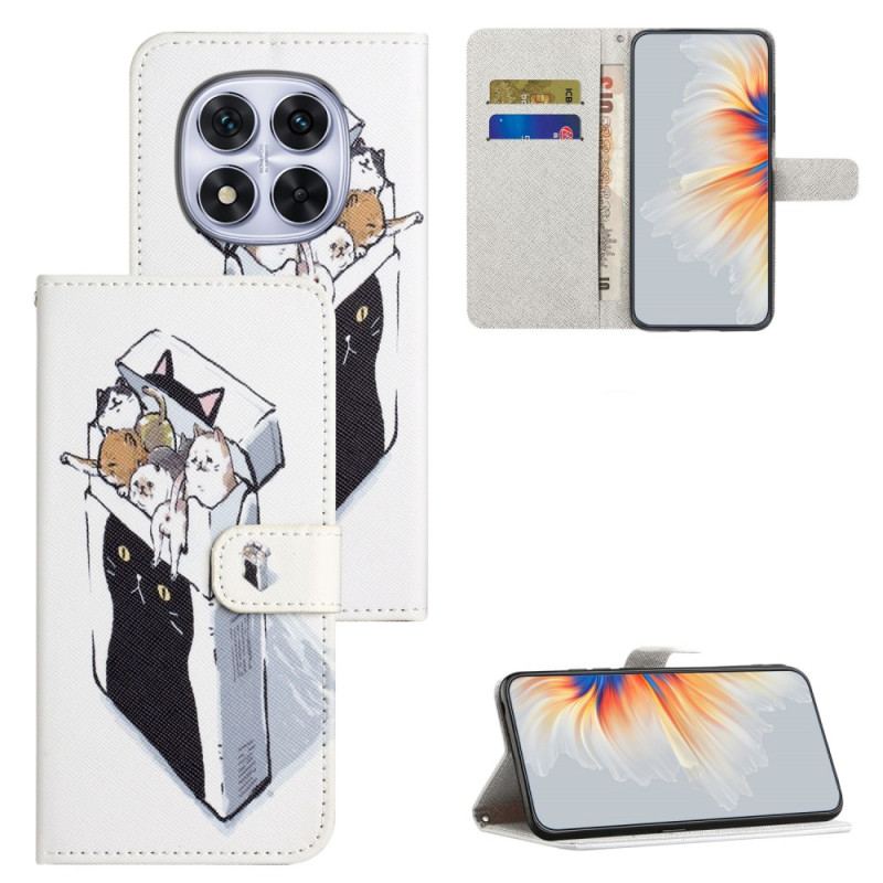 Housse Xiaomi Redmi Note 15 Pro Plus 5G / Poco M8 Pro 5G Chats dans la Boîte