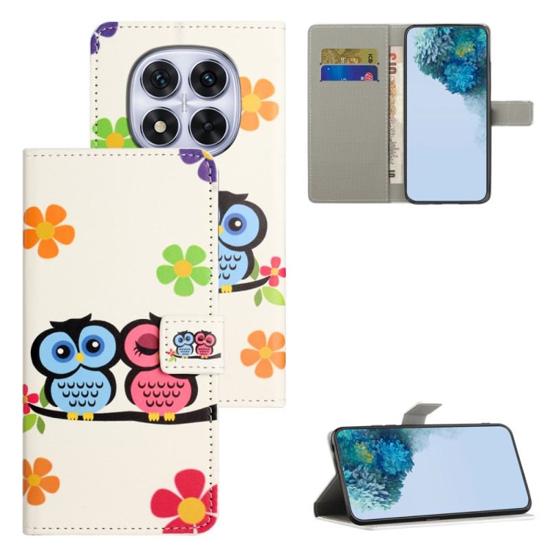 Housse Xiaomi Redmi Note 15 Pro Plus 5G / Poco M8 Pro 5G Couple de Hiboux