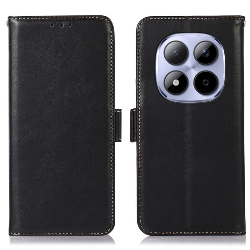 Housse Xiaomi Redmi Note 15 Pro Plus 5G / Poco M8 Pro 5G Cuir Véritable