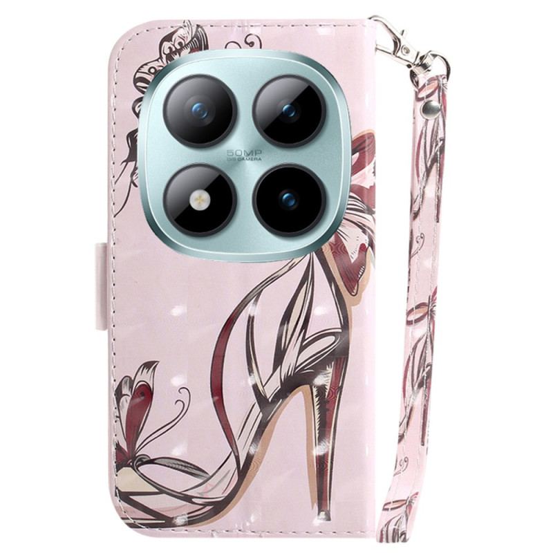 Housse Xiaomi Redmi Note 15 Pro Plus 5G / Poco M8 Pro 5G Escarpin à Lanière