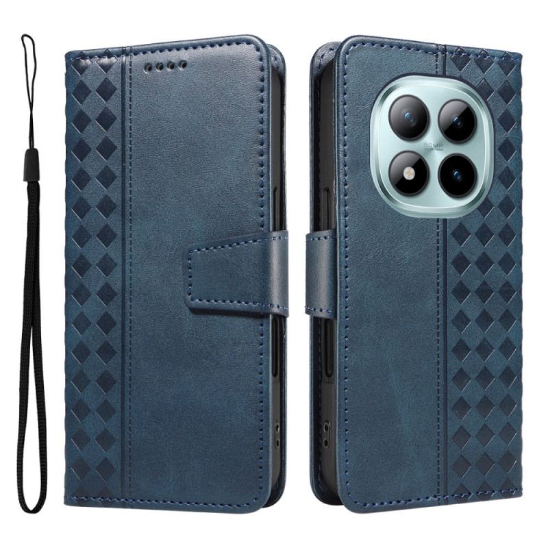 Housse Xiaomi Redmi Note 15 Pro Plus 5G / Poco M8 Pro 5G Frise Motif Quadrillé