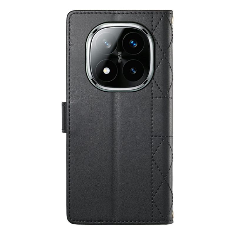 Housse Xiaomi Redmi Note 15 Pro Plus 5G / Poco M8 Pro 5G Matelassée avec Sangles