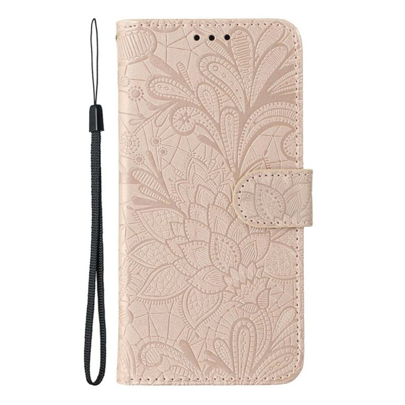 Housse Xiaomi Redmi Note 15 Pro Plus 5G / Poco M8 Pro 5G Motif Fleurs Dentelle
