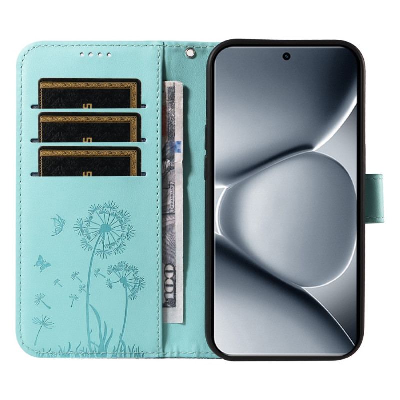 Housse Xiaomi Redmi Note 15 Pro Plus 5G / Poco M8 Pro 5G Motif Pissenlit et Lanière