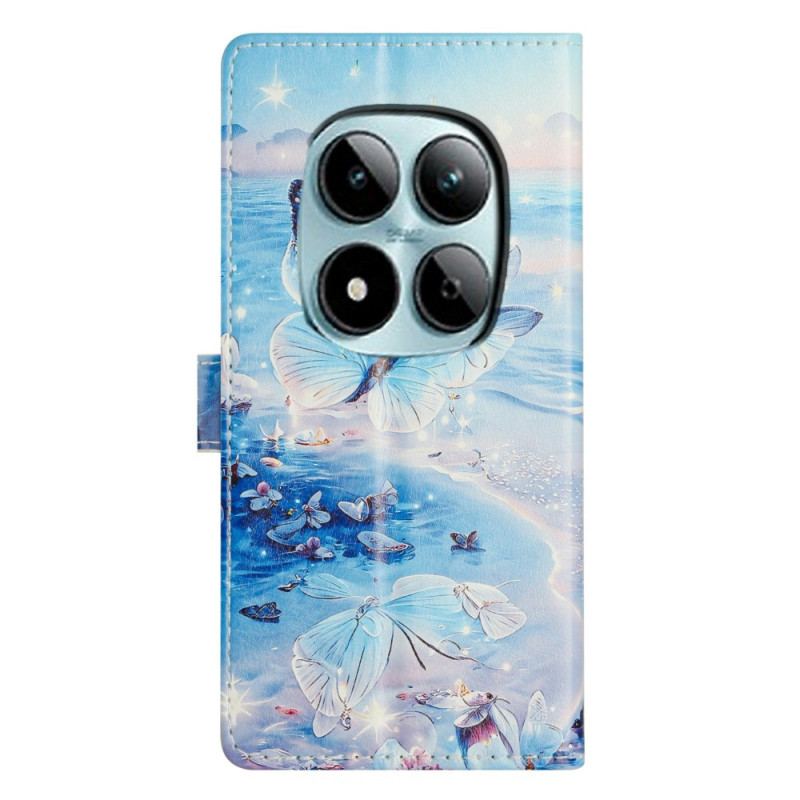 Housse Xiaomi Redmi Note 15 Pro Plus 5G / Poco M8 Pro 5G Papillon Océan