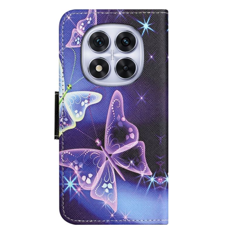 Housse Xiaomi Redmi Note 15 Pro Plus 5G / Poco M8 Pro 5G Papillons Scintillants