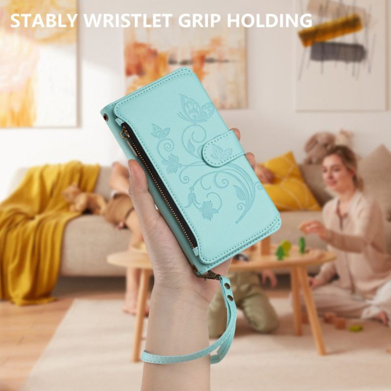 Housse Xiaomi Redmi Note 15 Pro Plus 5G / Poco M8 Pro 5G Portefeuille Floral