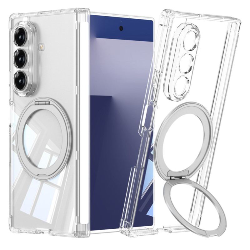 Coque Samsung Galaxy Z Fold 7 5G Magnétique Translucide avec Support