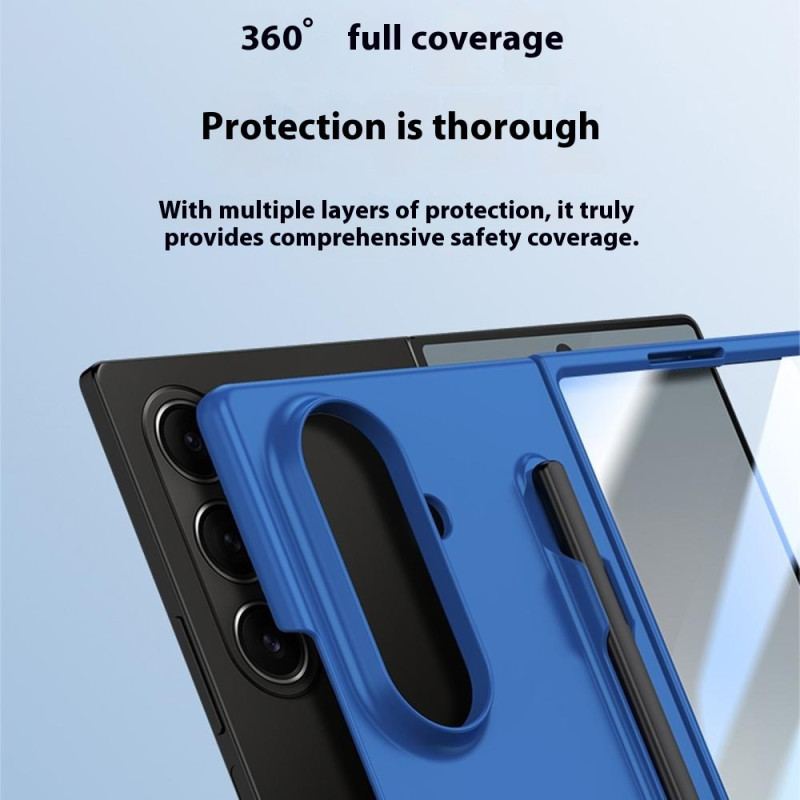 Coque Samsung Galaxy Z Fold 7 5G Protection en Verre Trempé et Porte-Stylet