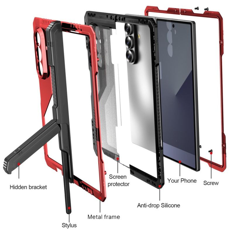 Coque Samsung Galaxy Z Fold 7 Aluminium et Silicone