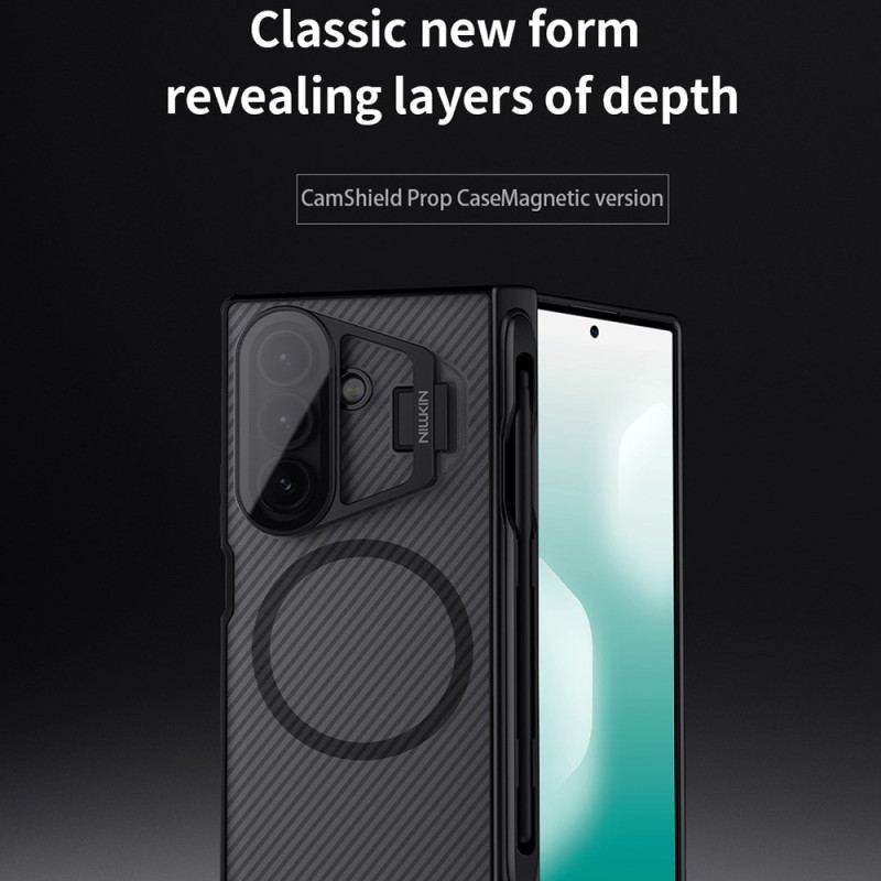 Coque Samsung Galaxy Z Fold 7 CamShield Prop Magnetic Translucent Series NILLKIN