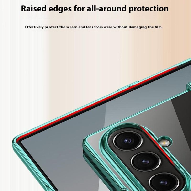 Coque Samsung Galaxy Z Fold 7 Design de Charnière Effet Métal