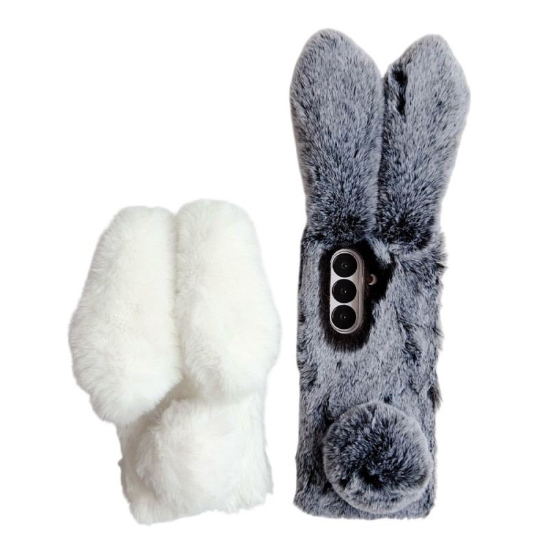 Coque Samsung Galaxy Z Fold 7 Oreilles de Lapin en Peluche