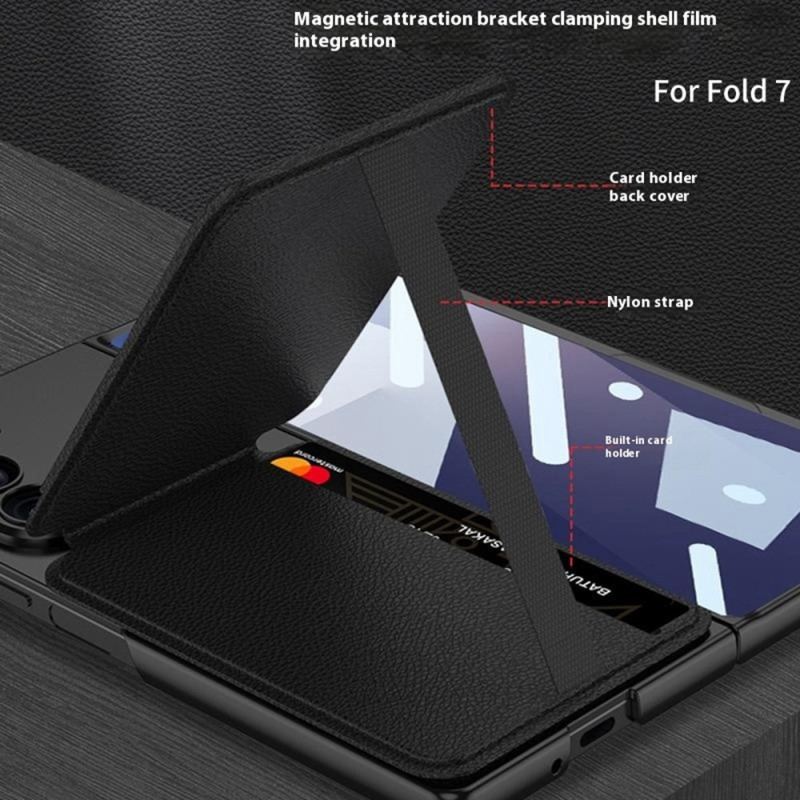 Coque Samsung Galaxy Z Fold 7 Porte-Cartes Amovible et Support intégré