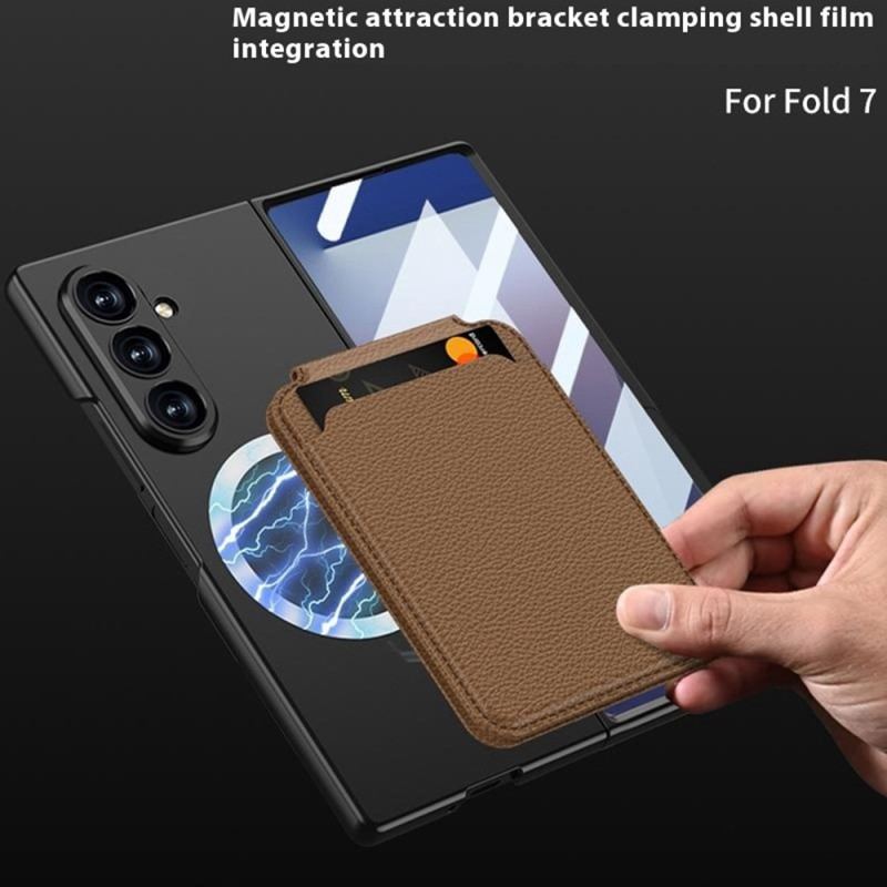 Coque Samsung Galaxy Z Fold 7 Porte-Cartes Amovible et Support intégré
