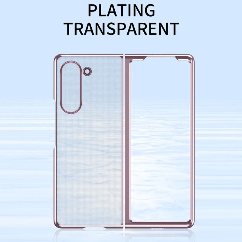 Coque Samsung Galaxy Z Fold 7 Rebord Effet Métal