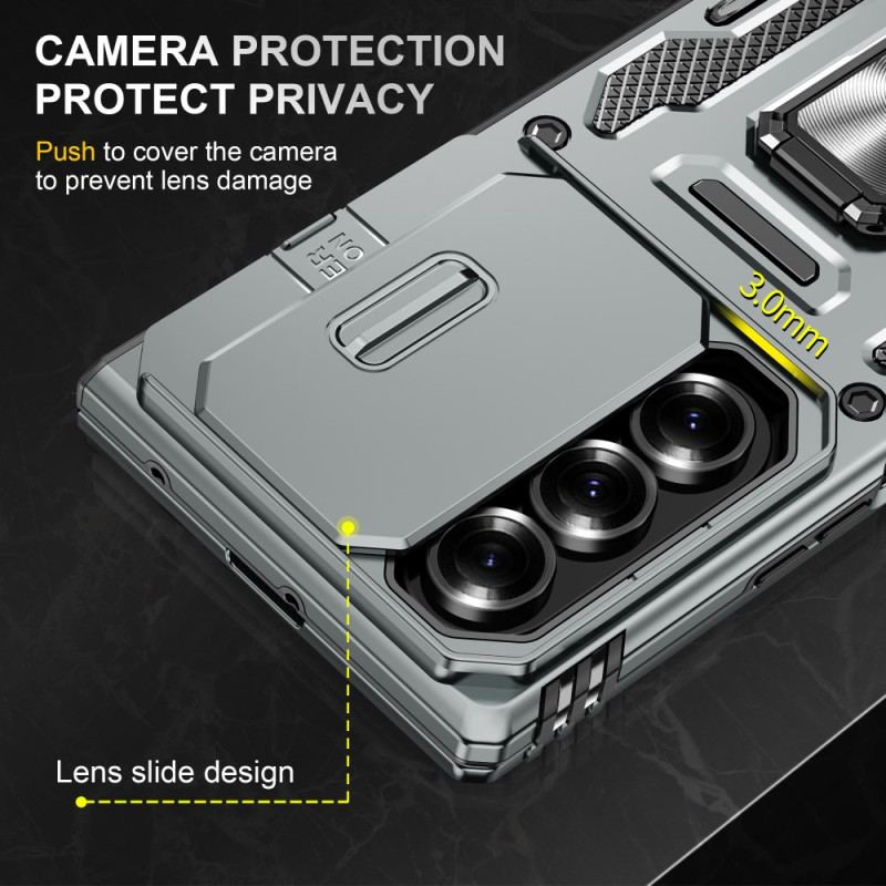 Coque Samsung Galaxy Z Fold 7 Ultra Résistante Support et Protection d'Objectif