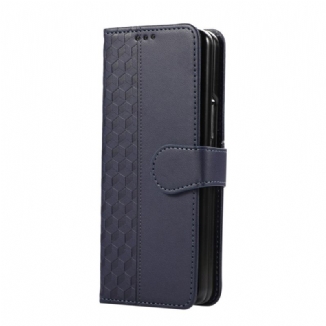 Housse Samsung Galaxy Z Fold 7 Motif Gaufré avec Lanière