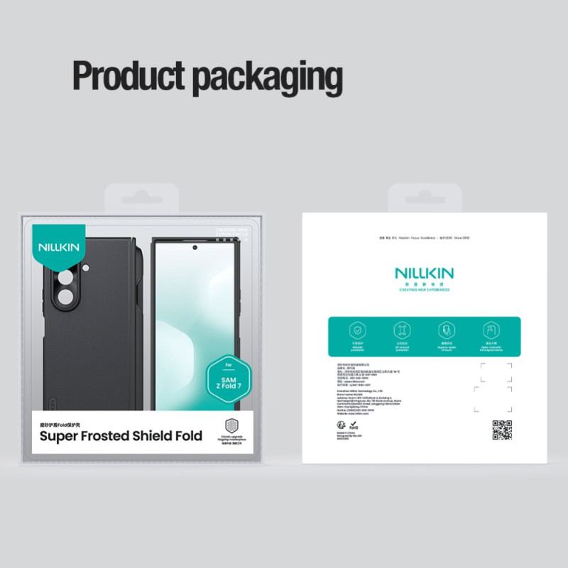 Super Frosted Shield Fold pour Samsung Galaxy Z Fold 7 Super Frosted Shield Fold Series NILLKIN