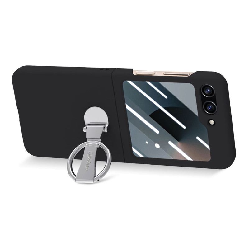Coque Samsung Galaxy Z Flip 7 FE / Z Flip 6 Anneau-Support et Protecteur Écran Arrière