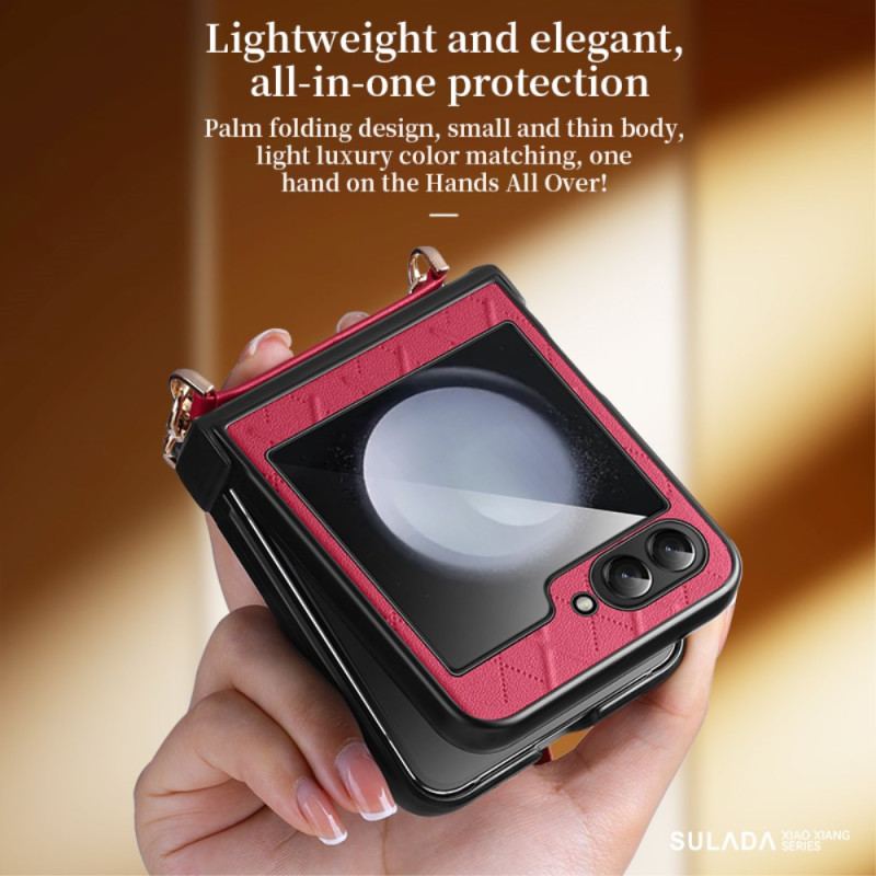 Coque Samsung Galaxy Z Flip 7 FE / Z Flip 6 Bandoulière SULADA