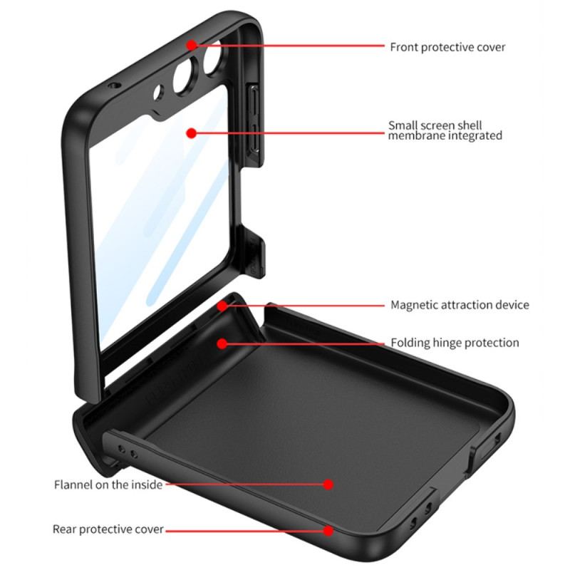 Coque Samsung Galaxy Z Flip 7 FE / Z Flip 6 Charnière Magnétique et Film Petit Écran GKK