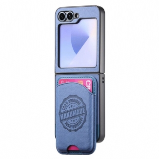 Coque Samsung Galaxy Z Flip 7 FE / Z Flip 6 Compatible MagSafe Porte-Cartes Détachable