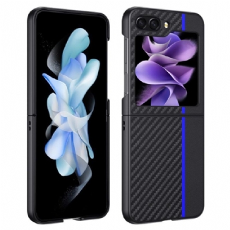 Coque pour Samsung Galaxy Z Flip 7 FE / Z Flip 6 Finition Fibre Carbone