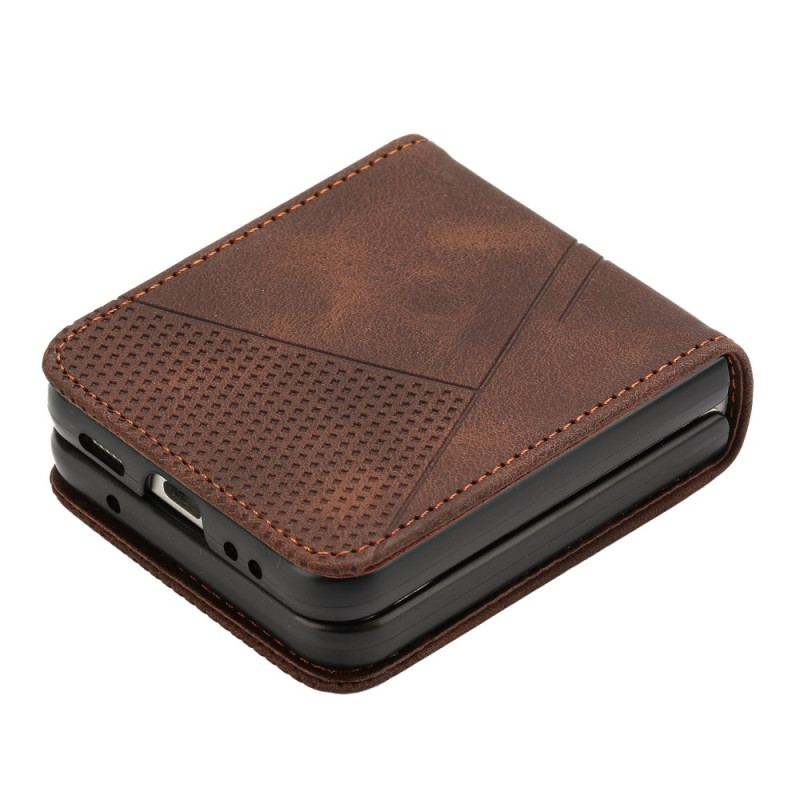 Coque Samsung Galaxy Z Flip 7 FE / Z Flip 6 Géométrie avec Bandoulière