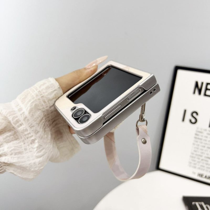 Coque Samsung Galaxy Z Flip 7 FE / Z Flip 6 Losanges avec Sangle