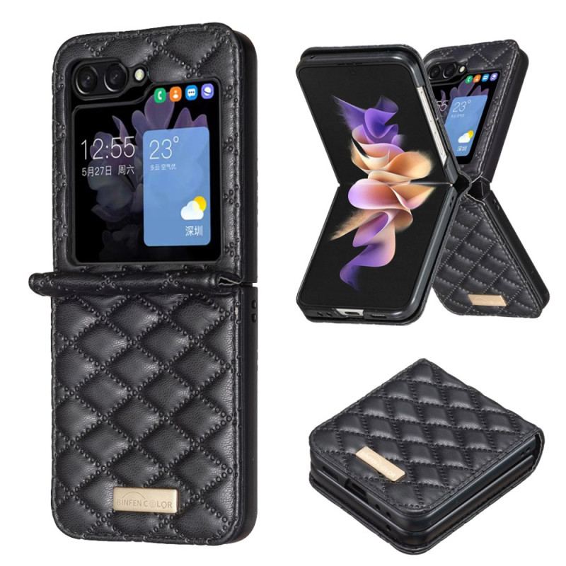 Coque Samsung Galaxy Z Flip 7 FE / Z Flip 6 Matelassée BINFEN COLOR