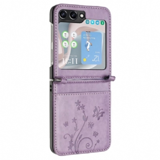 Coque Samsung Galaxy Z Flip 7 FE / Z Flip 6 Papillons et Fleurs
