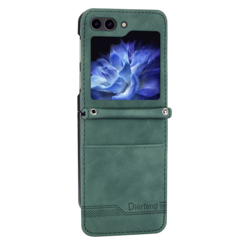 Coque Samsung Galaxy Z Flip 7 FE / Z Flip 6 Porte-Cartes DIERFENG