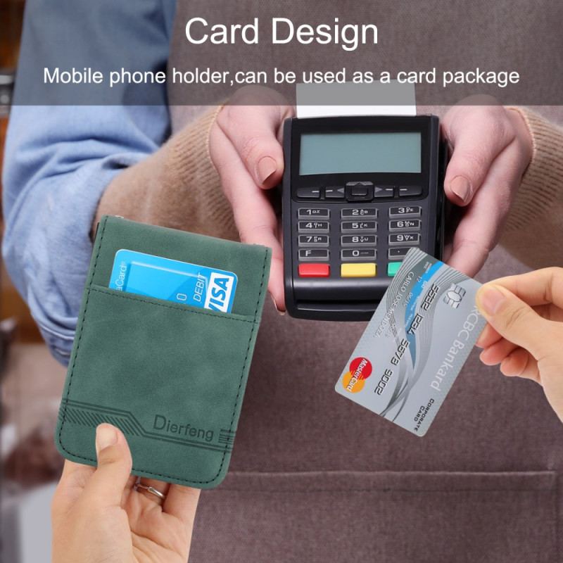 Coque Samsung Galaxy Z Flip 7 FE / Z Flip 6 Porte-Cartes DIERFENG