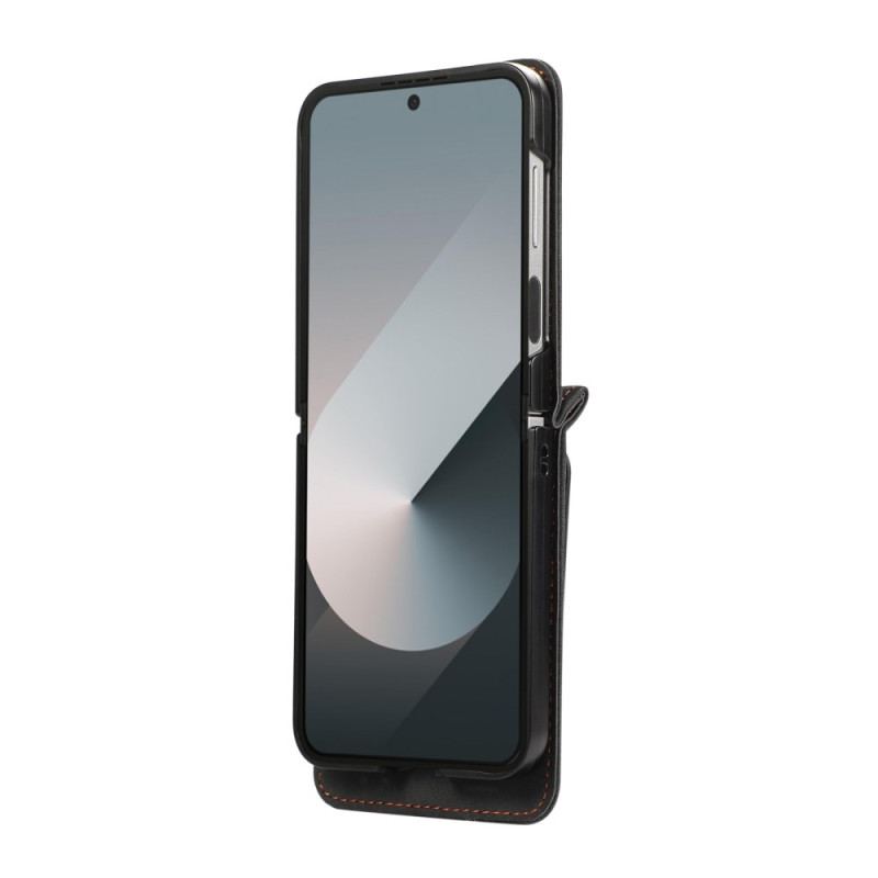 Coque Samsung Galaxy Z Flip 7 FE / Z Flip 6 Porte-Cartes et Bandoulière