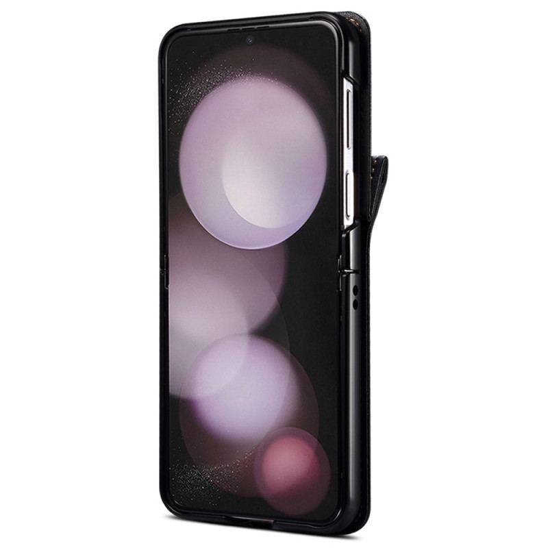 Coque Samsung Galaxy Z Flip 7 FE / Z Flip 6 Porte-Cartes et Lanière