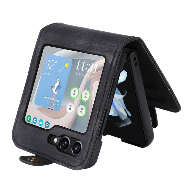 Coque Samsung Galaxy Z Flip 7 FE / Z Flip 6 Porte-Cartes YIKATU