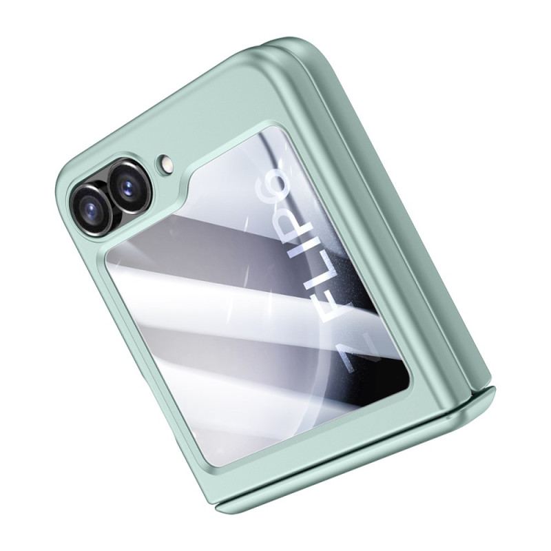 Coque Samsung Galaxy Z Flip 7 FE / Z Flip 6 Protection de Charnière et Film Écran Arrière en Verre Trempé
