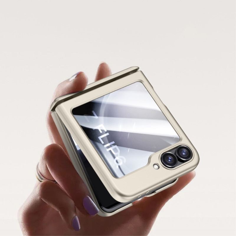 Coque Samsung Galaxy Z Flip 7 FE / Z Flip 6 Protection de Charnière et Film Écran Arrière en Verre Trempé