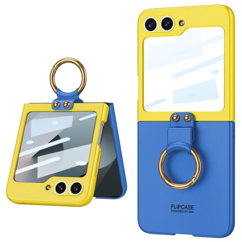 Coque Samsung Galaxy Z Flip 7 FE / Z Flip 6 Protection Magnétique de charnière et Support Bicolore