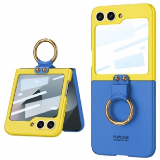 Coque Samsung Galaxy Z Flip 7 FE / Z Flip 6 Protection Magnétique de charnière et Support Bicolore