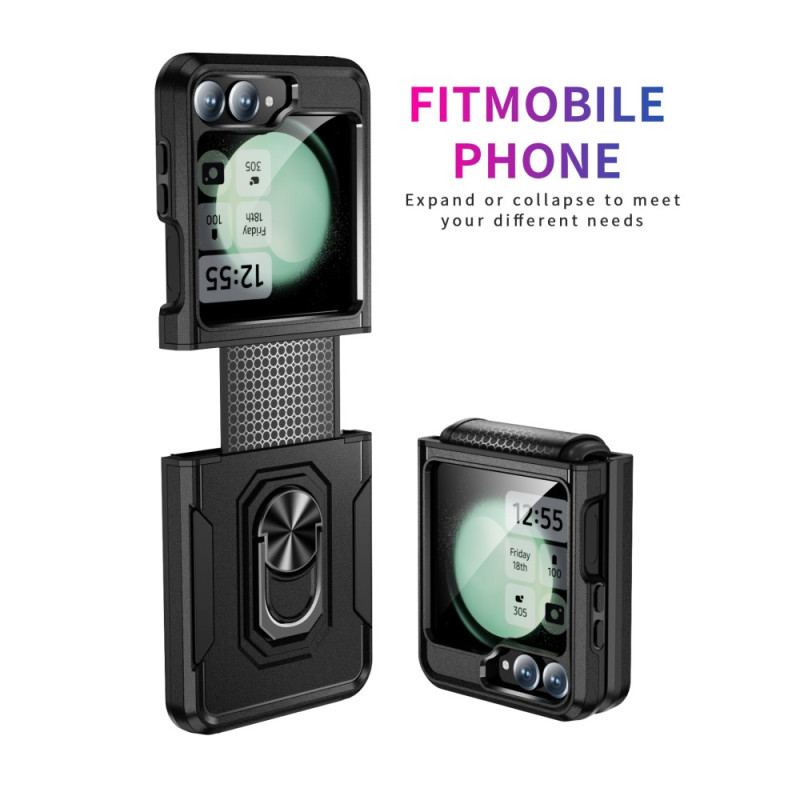 Coque Samsung Galaxy Z Flip 7 FE / Z Flip 6 Robuste avec Anneau-Support