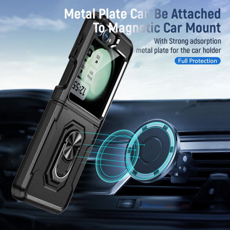 Coque Samsung Galaxy Z Flip 7 FE / Z Flip 6 Robuste avec Anneau-Support