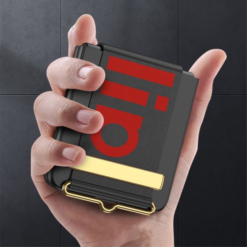 Coque Samsung Galaxy Z Flip 7 FE / Z Flip 6 Sangle et Film de Protection Écran Arrière GKK