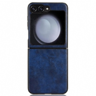 Coque Samsung Galaxy Z Flip 7 FE / Z Flip 6 Simili Cuir Vintage